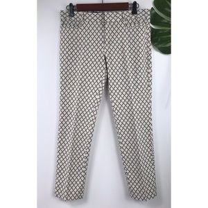 Banana Republic Black and White Straight Pants